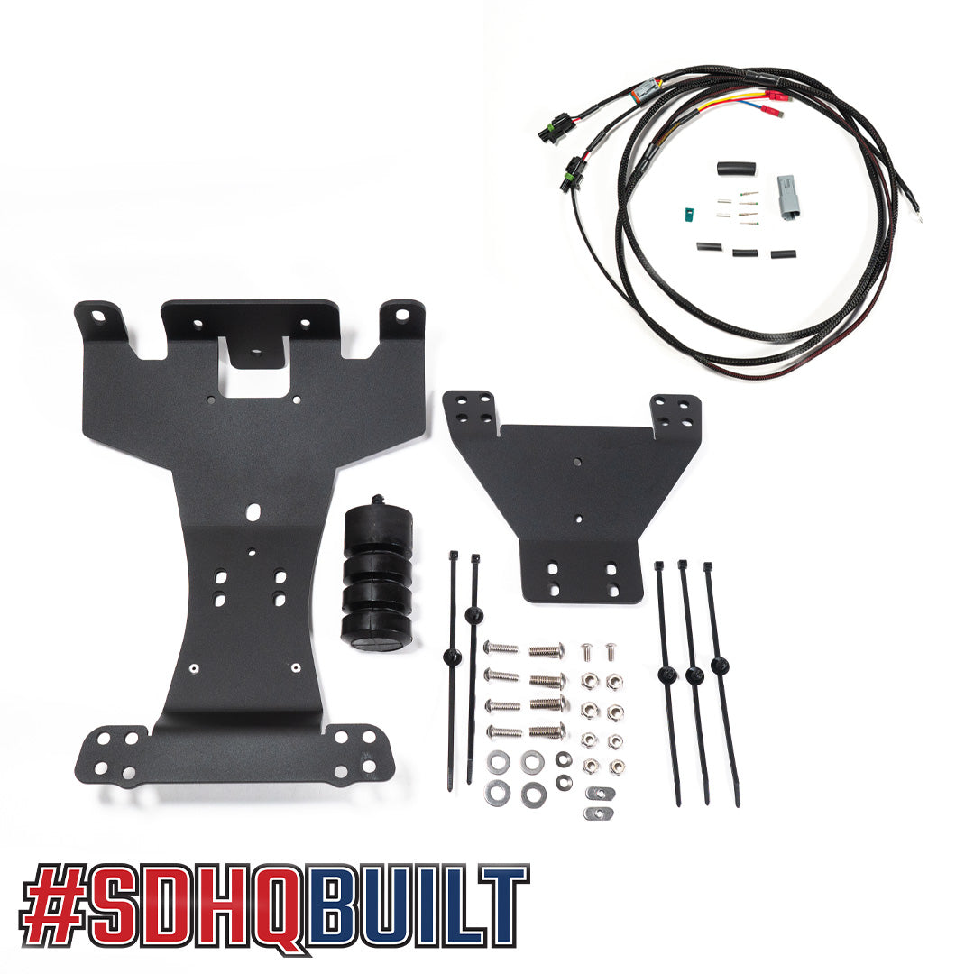 2021-2024 Ford Bronco & Bronco Raptor SDHQ Built 3rd Brake Light Chase Light Mount Kit - Off-Road LED Light Bar Bracket for Adventure & Night Driving