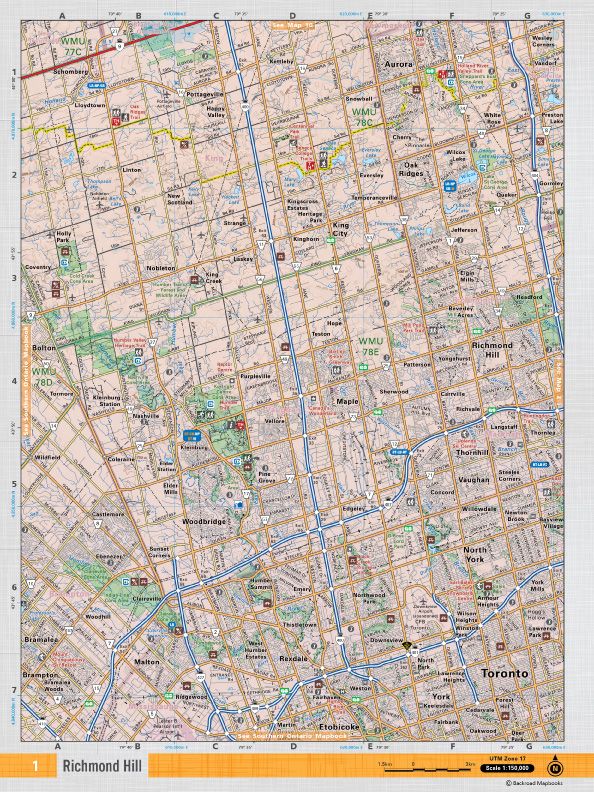 Backroad Mapbooks Cottage Country Ontario 7th Edition - Detailed Travel Maps for Outdoor Adventures, Hiking, and Camping in Ontario's Cottage Country