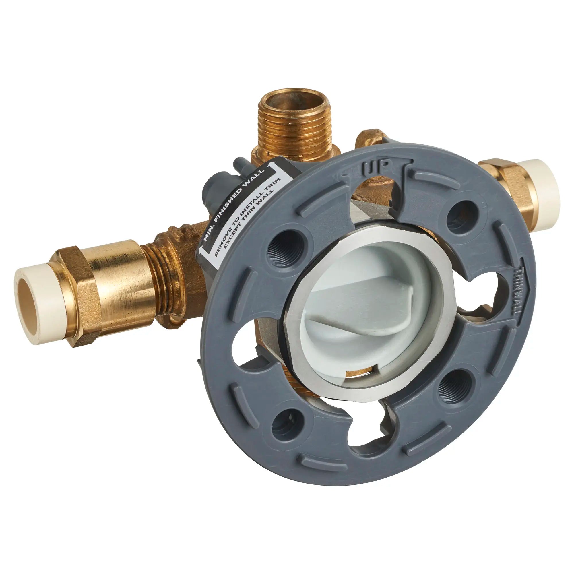 Flash® Shower Rough-In Valve with CPVC Inlets & Universal Outlets - Perfect for Bathroom Remodeling & Plumbing Installations