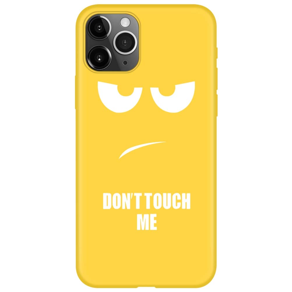 Premium Slim Silicone Case for Huawei Mate 20 Lite - Yellow Matte TPU Rubber Bumper Cover with Fun Animal & Fruit Patterns | Shockproof Protection | Trendy Gift for Women & Girls | Perfect for Daily Use, Travel & Outdoor Activities