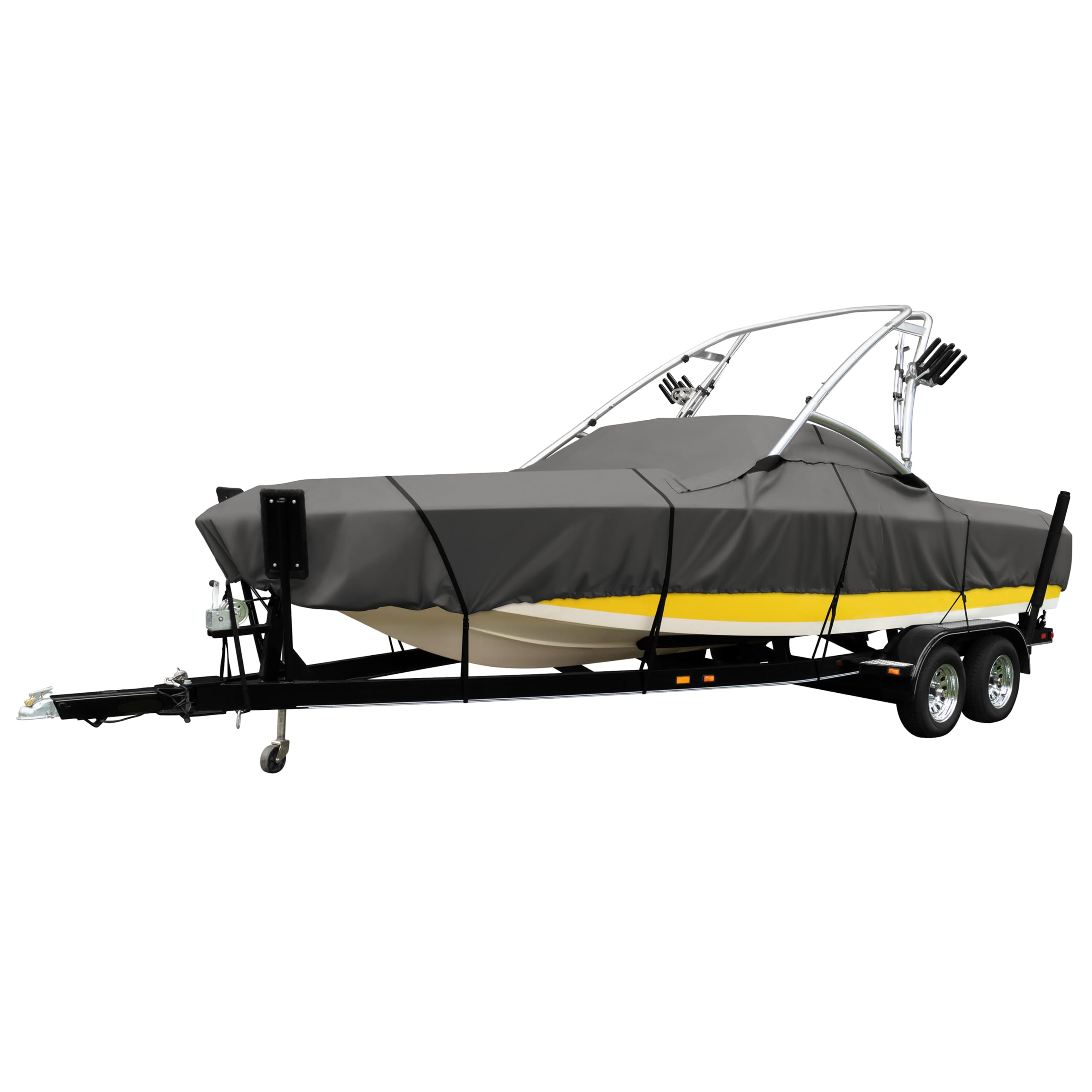 Heavy-Duty StormPro Ski & Wakeboard Tower Boat Cover - Fits 17-19 ft Boats with 102