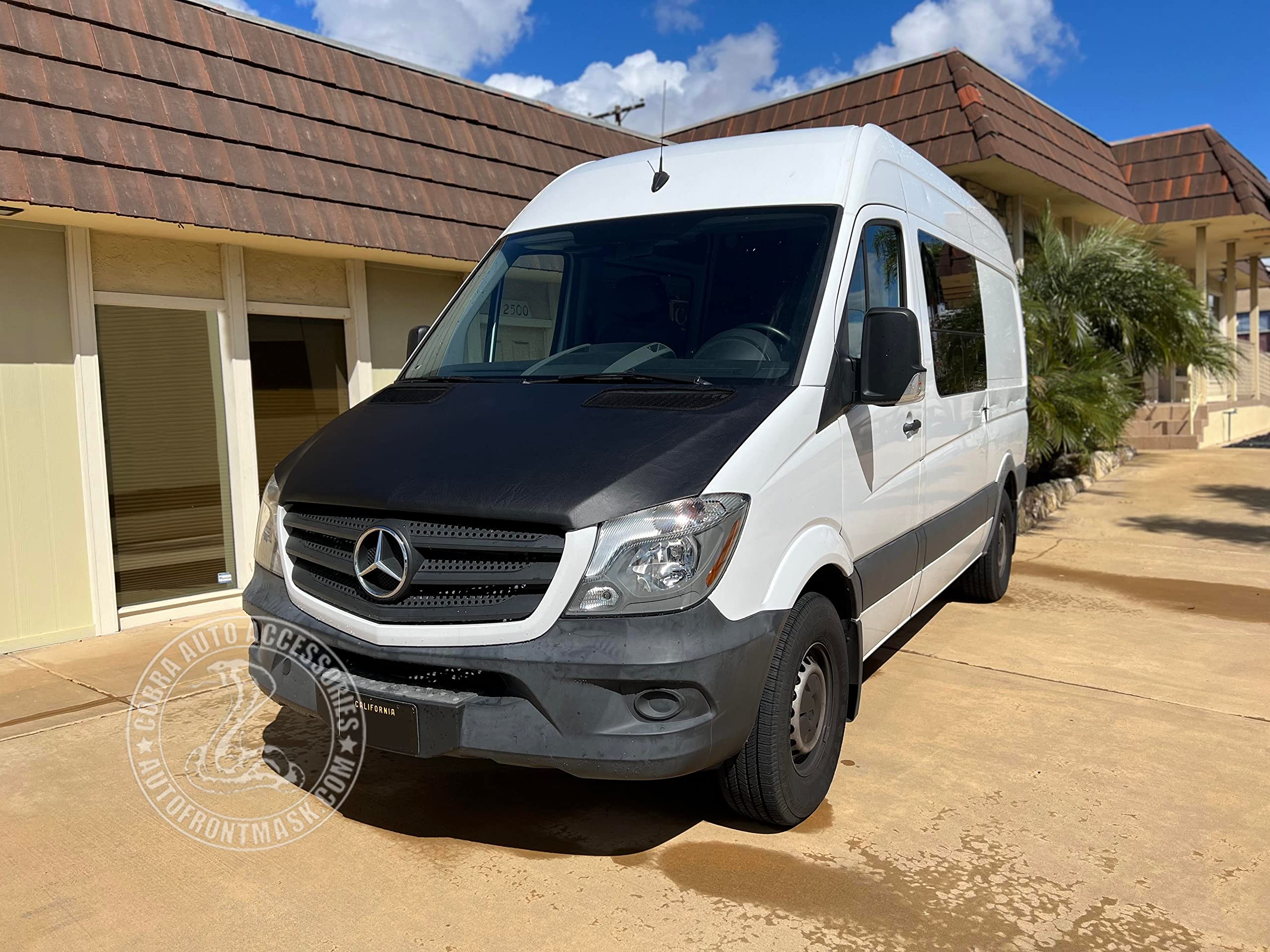 Premium Car Bonnet Hood Bra Cover for Mercedes Dodge Sprinter W906 (2014-2018) - UV Protection & Paint Shield for Road Trips & Daily Commute