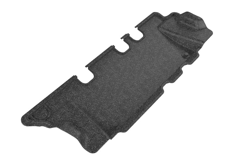 3D MAXpider Custom Fit All-Weather Floor Mats for 2011-2020 Infiniti QX80 QX56 & Nissan Armada - Kagu Series 3rd Row Liners (Black) | Durable Protection for SUVs & Family Vehicles
