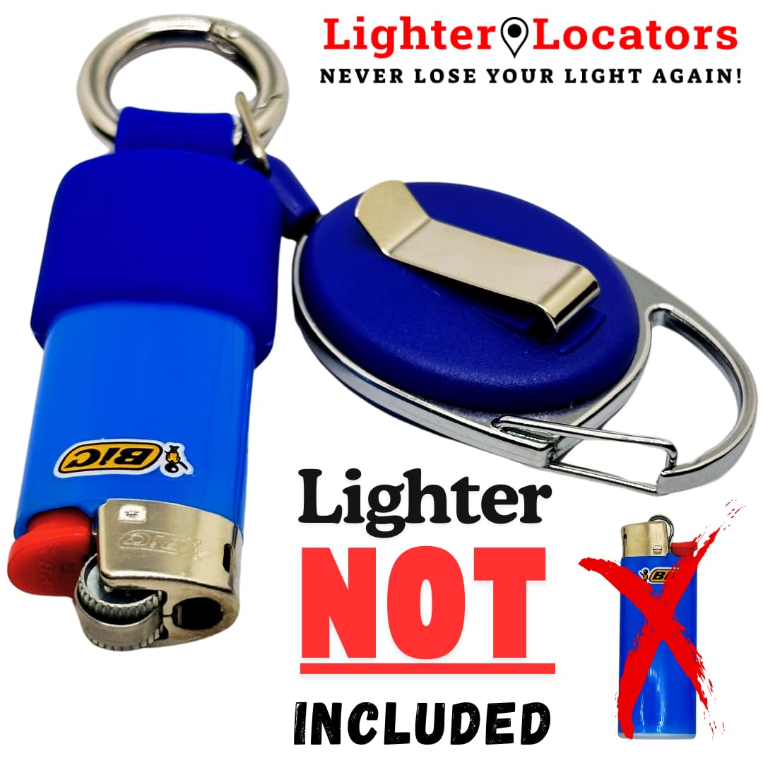 Mini BIC Lighter Holder - 10 Colors Keychain for J5 Lighters | Outdoor & Travel Use