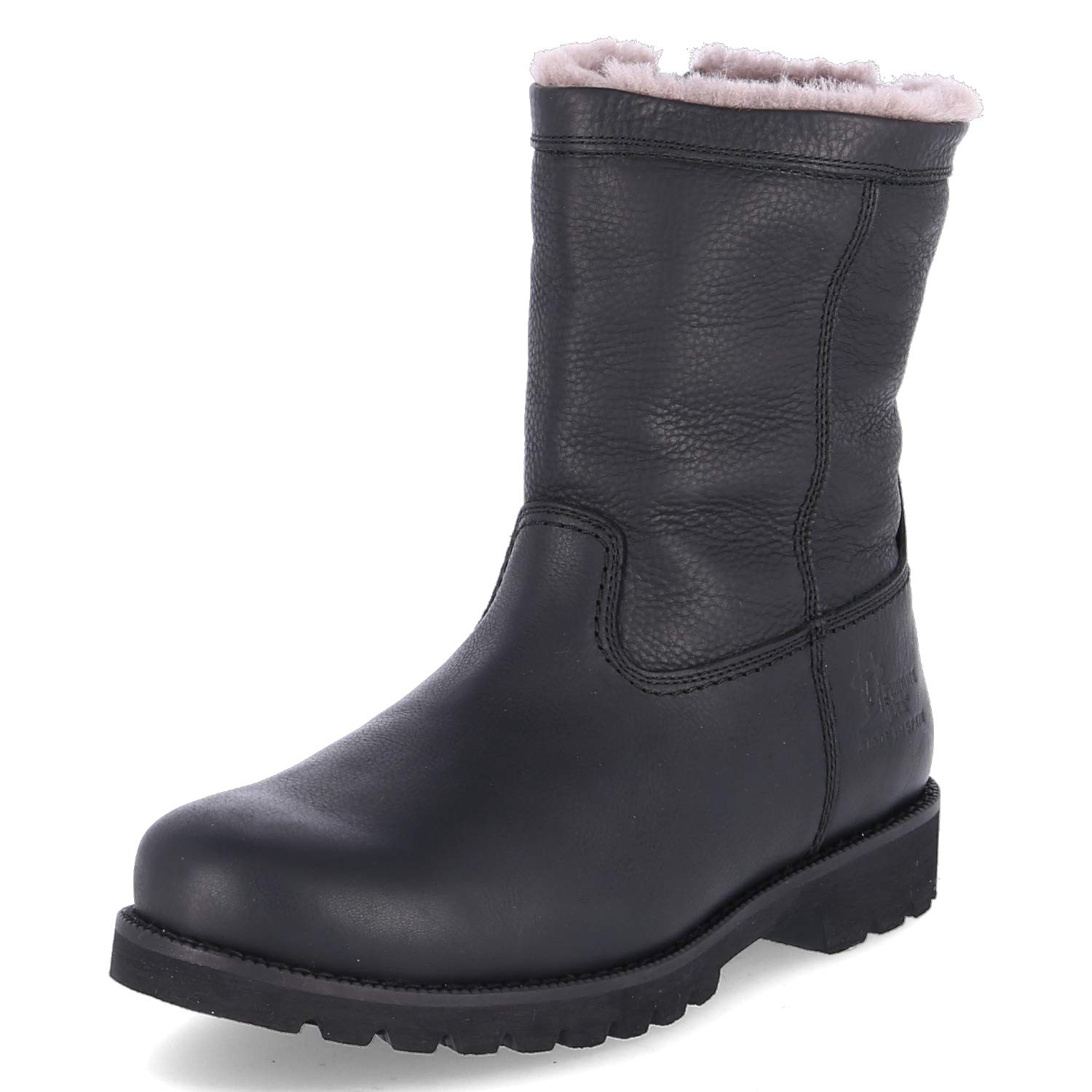 Panama Jack Fedro Men's Ankle Boots - Black Leather Mid-Calf Boots Size 12.5 | Waterproof Hiking & Outdoor Shoes for Men