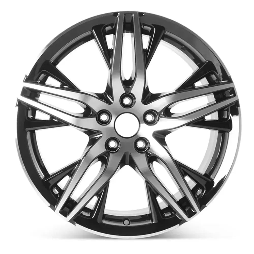 19 Inch Honda Accord Wheel Replacement - Machined Black Replica Rim 96982 42800TVAAG0 - Perfect for Car Upgrades & Customization