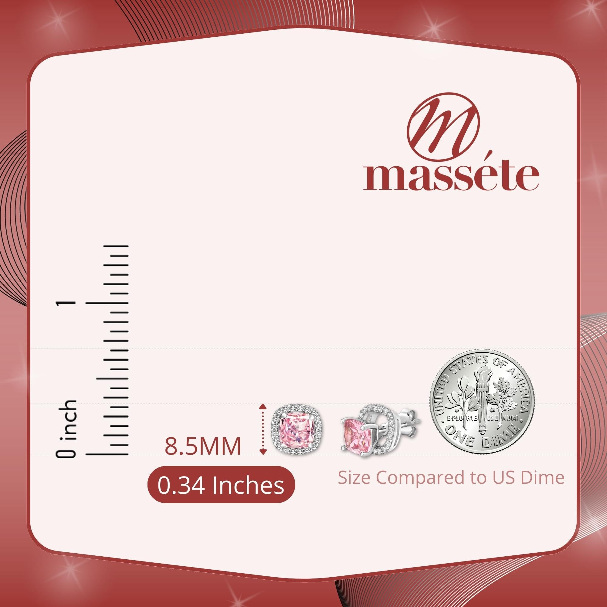 925 Sterling Silver Halo Stud Earrings with Removable Jacket - Hypoallergenic Post Earrings for Women | Perfect for Everyday Wear, Parties & Special Occasions