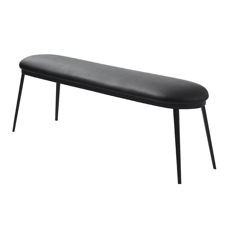 GAIN Bench 140cm Black - Sturdy Wooden Bench for Home, Office, or Outdoor Use - Perfect for Living Room, Patio, or Entryway Seating