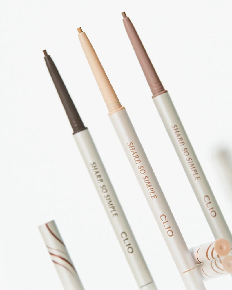 CLIO Sharp So Simple Waterproof Pencil Eyeliner - Long Lasting Smudge Proof Eye Liner for Precise Definition (Black, 0.05oz) - Perfect for Daily Makeup & Dramatic Eye Looks