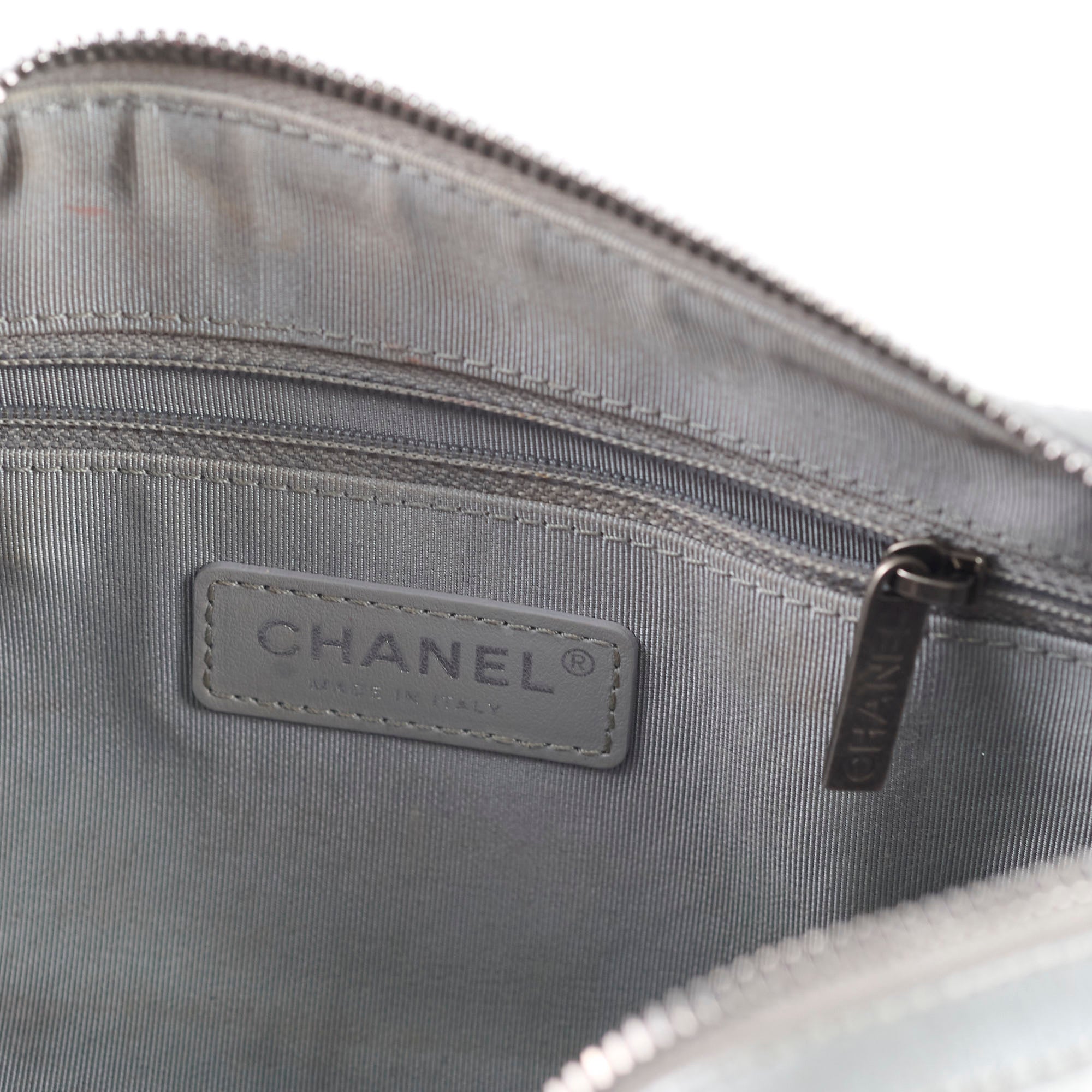 Chanel Signature Bowing Bag - Crumpled Metallic Calfskin Leather Handbag for Women | Luxury Evening Clutch & Party Purse for Special Occasions