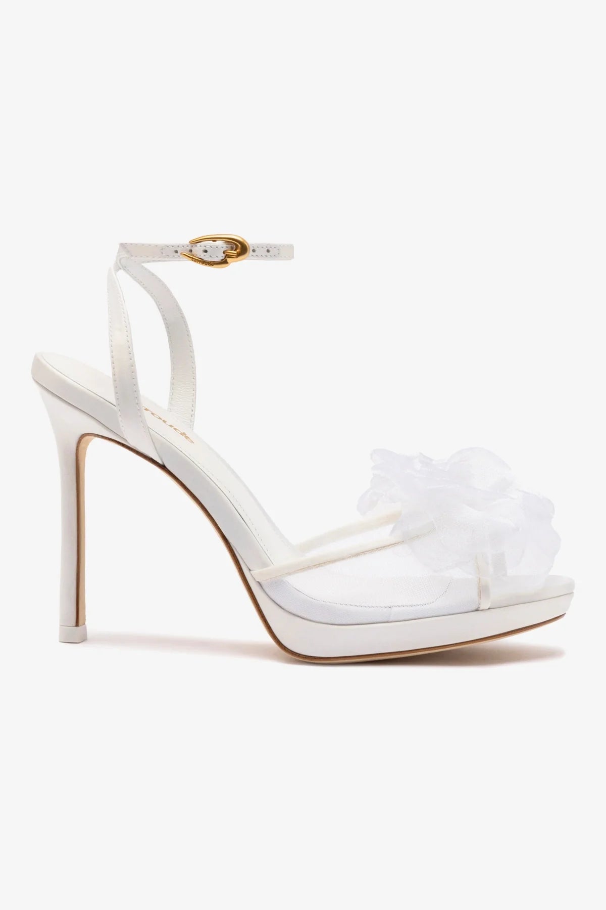 Salma White Satin Platform Sandals for Women - Comfortable Summer Wedge Heel Shoes for Beach, Wedding & Casual Outfits
