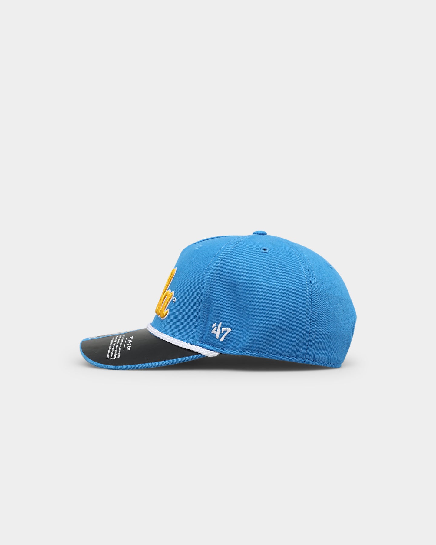 47 UCLA Bruins Overhand Script Strapback Hat - Adjustable Blue Razorback Cap for Men & Women - Perfect for Game Day, Tailgating & College Fan Gear