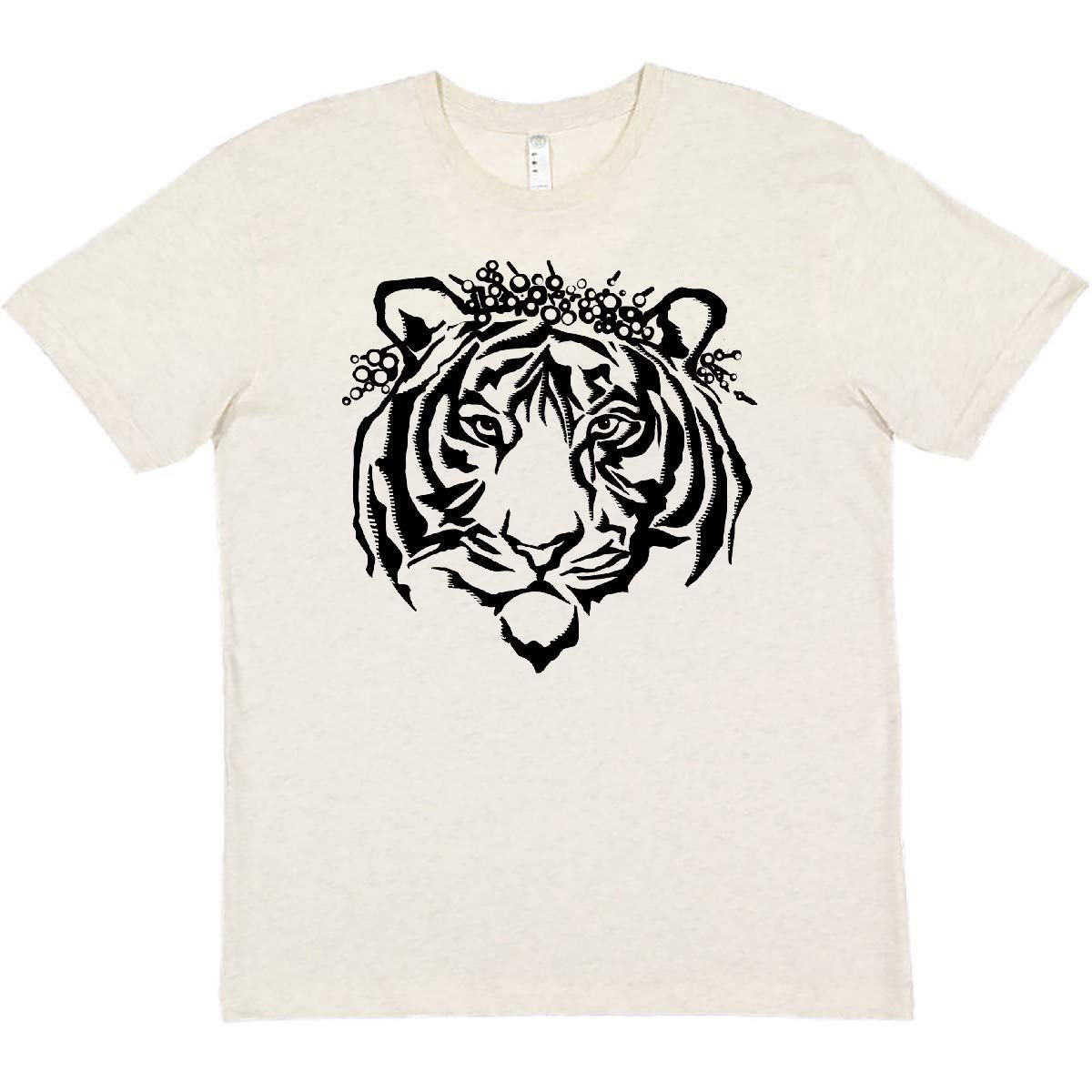 Inktastic Tiger Queen Flower Crown T-Shirt for Women's Casual Wear