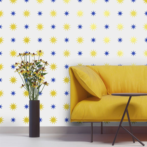 Starry Night Stencil - Premium Reusable DIY Painting Template for Walls, Canvas & Crafts - Perfect for Home Decor, Nursery, and Art Projects