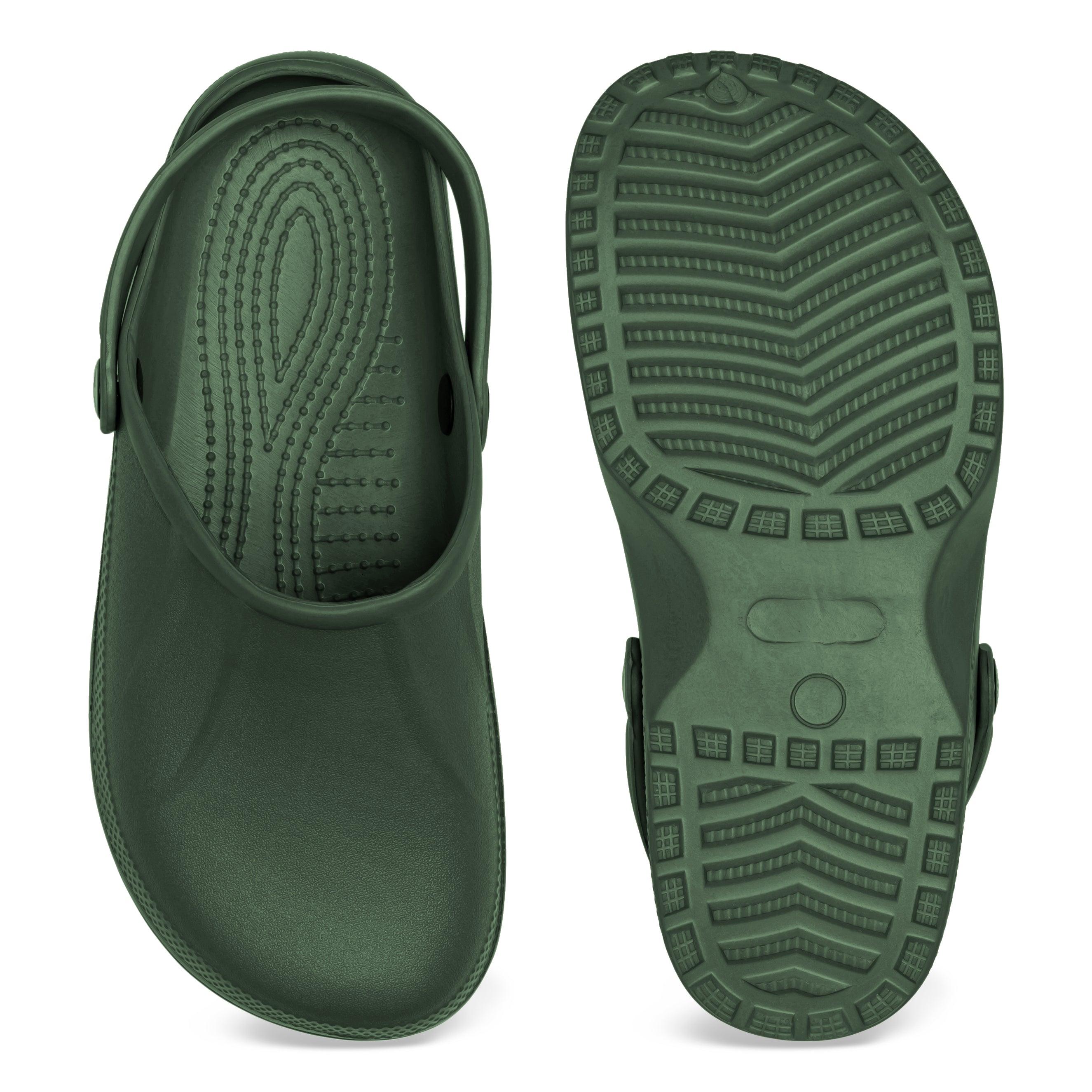 Men's Allonby Classic Garden Clogs - Wide Fit Comfortable Slip-On Shoes for Outdoor Work, Gardening & Beach Use