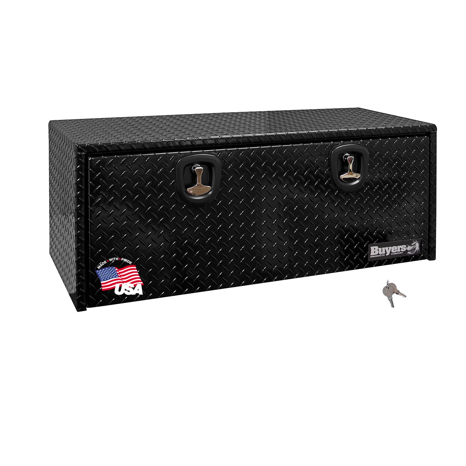 **Black Diamond Tread Aluminum Underbody Truck Tool Box – 24