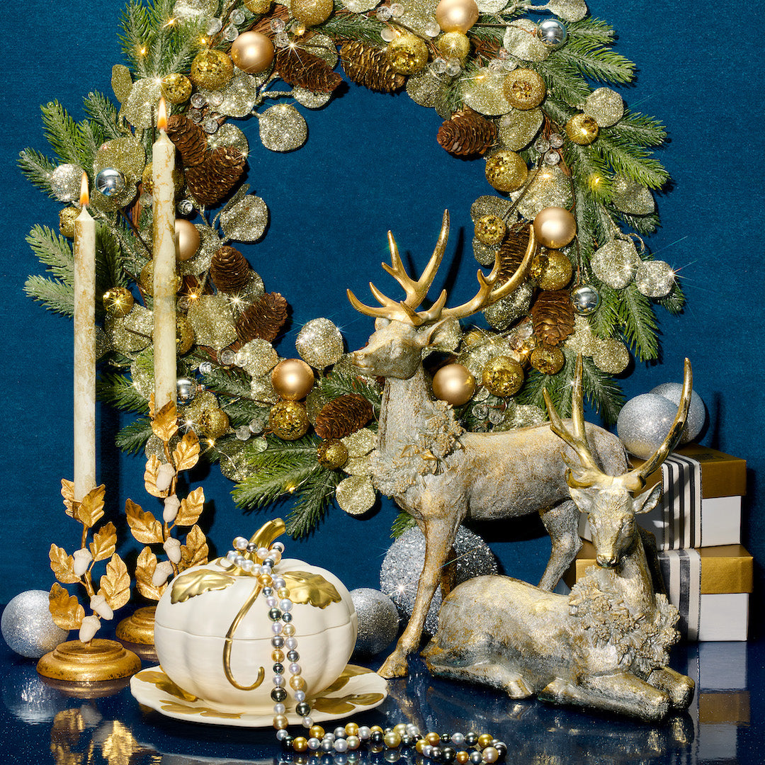 Sparkling Pre-Lit Christmas Wreath with LED Lights - Elegant Holiday Decor for Front Door, Fireplace & Indoor/Outdoor Use