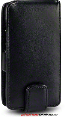 HTC One S Flip Case - Premium Black Leather Protective Cover for HTC One S Smartphone | Perfect for Work, Travel & Everyday Use