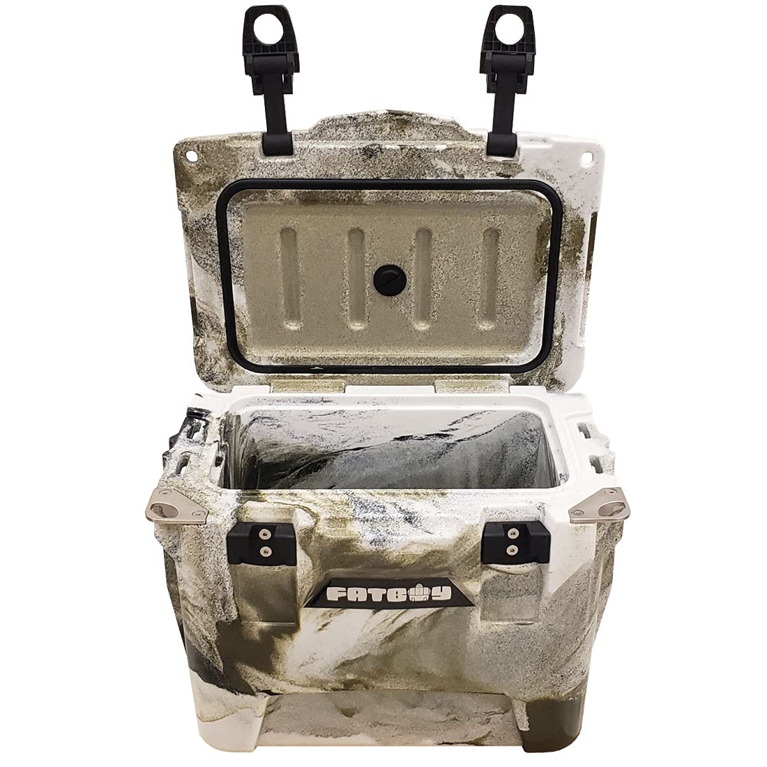 Fatboy 10QT Rotomolded Cooler Chest - Heavy Duty Ice Box & Hard Lunch Box for Camping, Picnics, and Outdoor Adventures