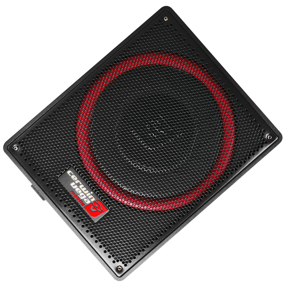 Cerwin Vega VPAS12 600W Max (250W RMS) 12 Inch Powered Car Subwoofer - Under Seat Bass Enclosure (Refurbished) | Perfect for Trucks, SUVs & Compact Cars | Enhanced Audio for Road Trips & Music Lovers