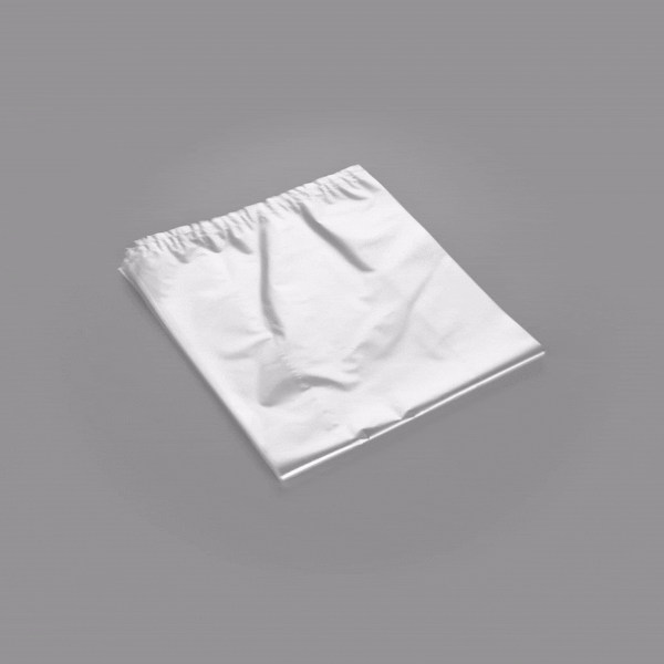 Clear Plastic Gift Basket Bags with Gussets - 8