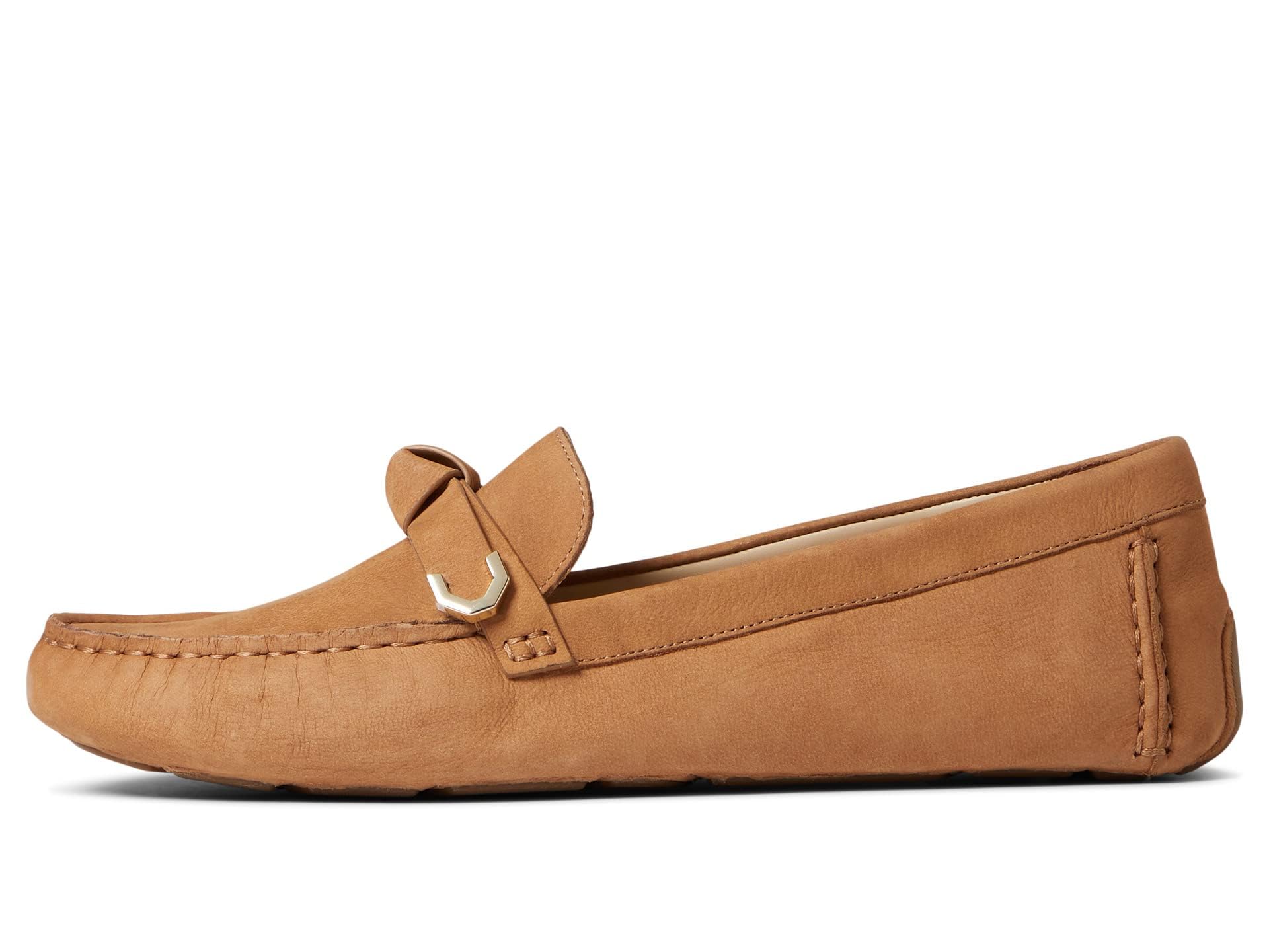 Cole Haan Women's Evelyn Bow Driver Loafer - Comfortable Slip-On Loafers for Work, Office & Casual Wear | Elegant Bow Detail & Cushioned Footbed