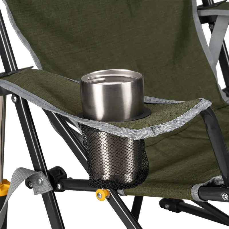 Kickback Rocker™ - Portable Folding Rocking Chair for Outdoor, Camping & Relaxation - Perfect for Patio, Beach, Backyard & Travel
