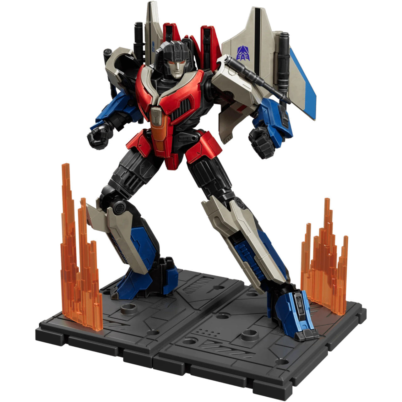 Blokees Transformers Classic Class #16 Starscream (Transformers One) Model Kit - Collectible Action Figure for Fans & Display - Perfect for Gifts, Toy Collections, and Home Decor