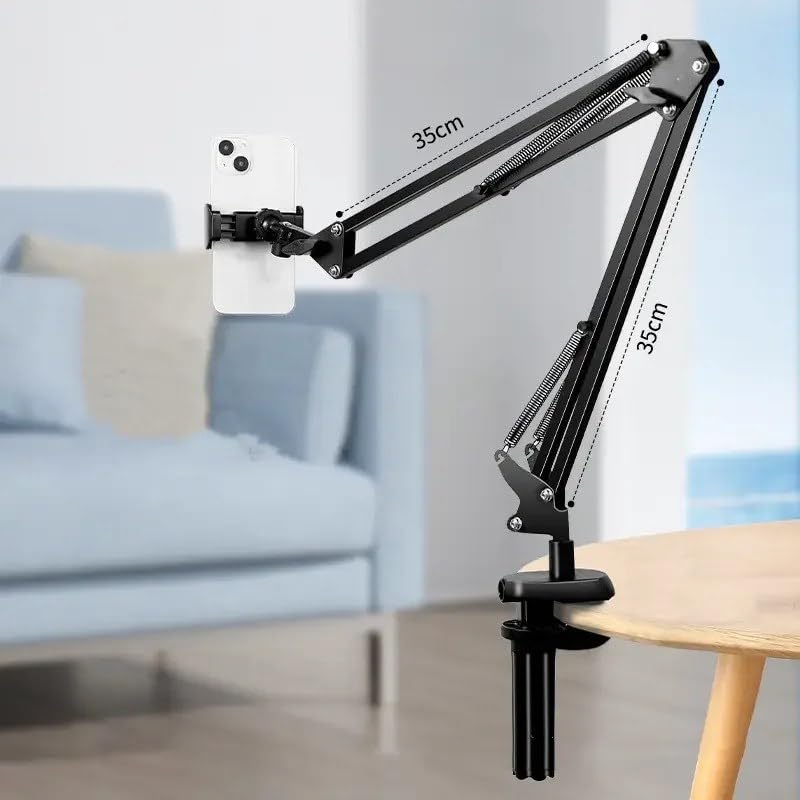 360° Adjustable Phone Stand for TikTok Live & Bed Use - Portable Holder