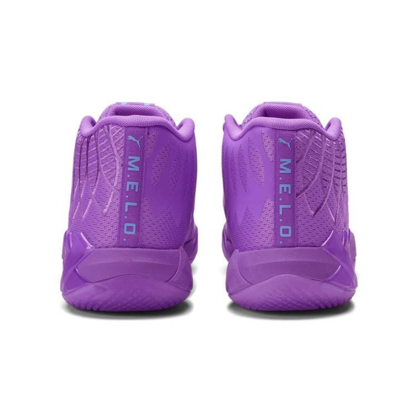 PUMA MB1 LaMelo Ball Basketball Shoes - Purple Glimmer & Blue Atoll Colorway | High-Performance Sneakers for Men | Perfect for Streetwear & On-Court Play