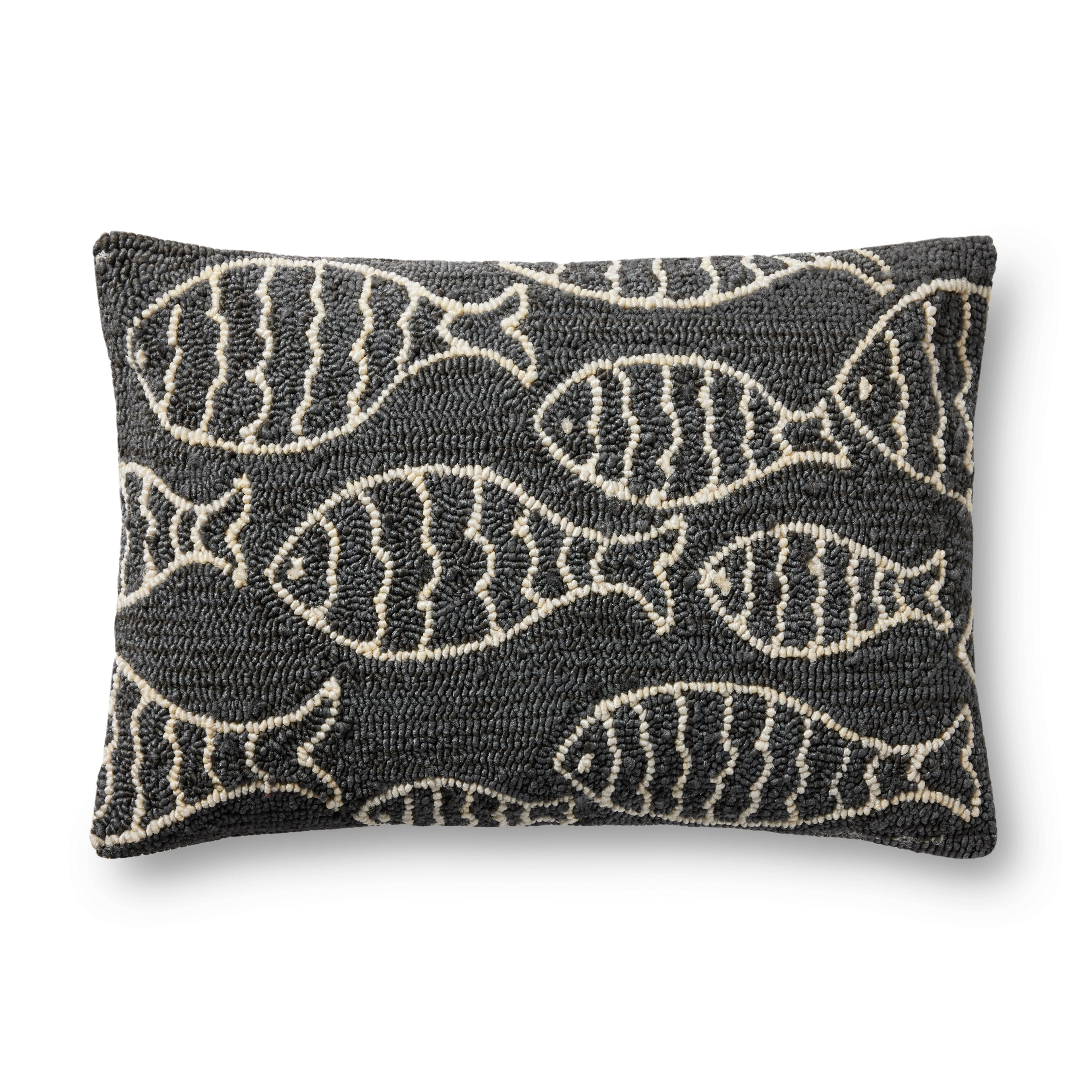 Loloi Decorative Throw Pillow Cover | P0908 Grey - Soft & Stylish Home Decor for Living Room, Bedroom, or Sofa
