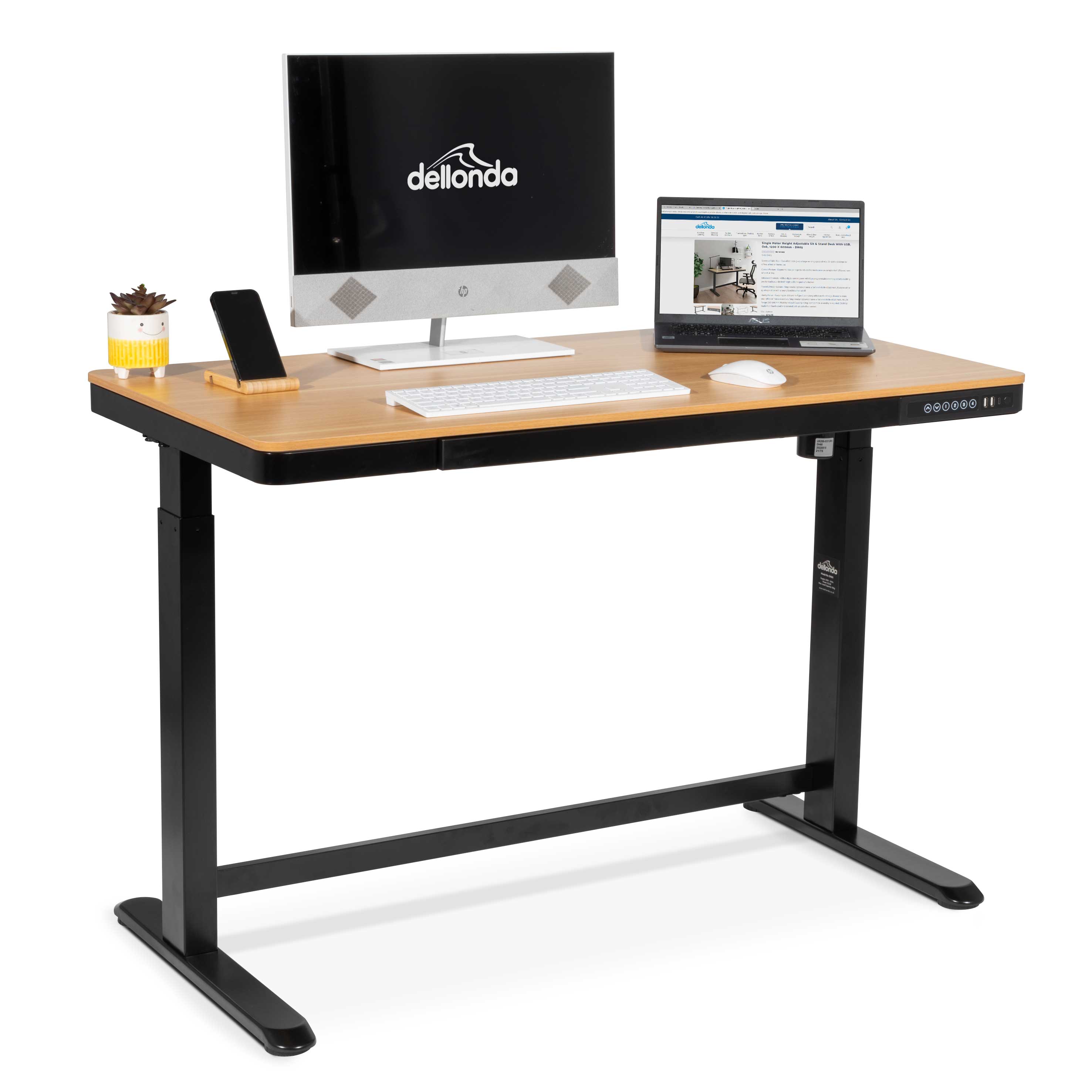 Adjustable Single Motor Sit Stand Desk - 47.2