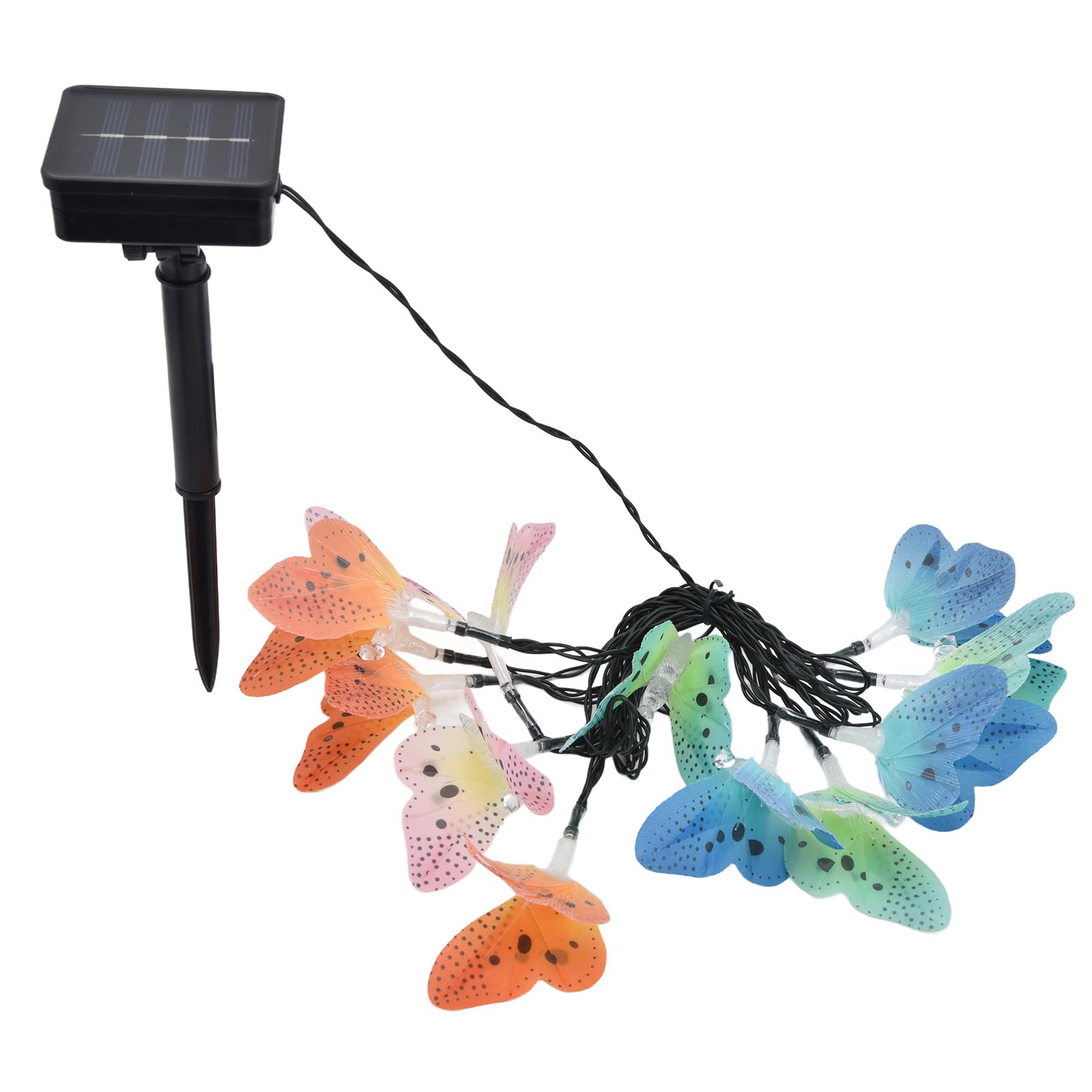 Honiwu Solar Butterfly Lawn Lights - 12 LED Waterproof IP44 Outdoor Solar Garden Lights for Patio, Yard, Pathway - Perfect for Halloween, Christmas, Garden & Landscape Decoration