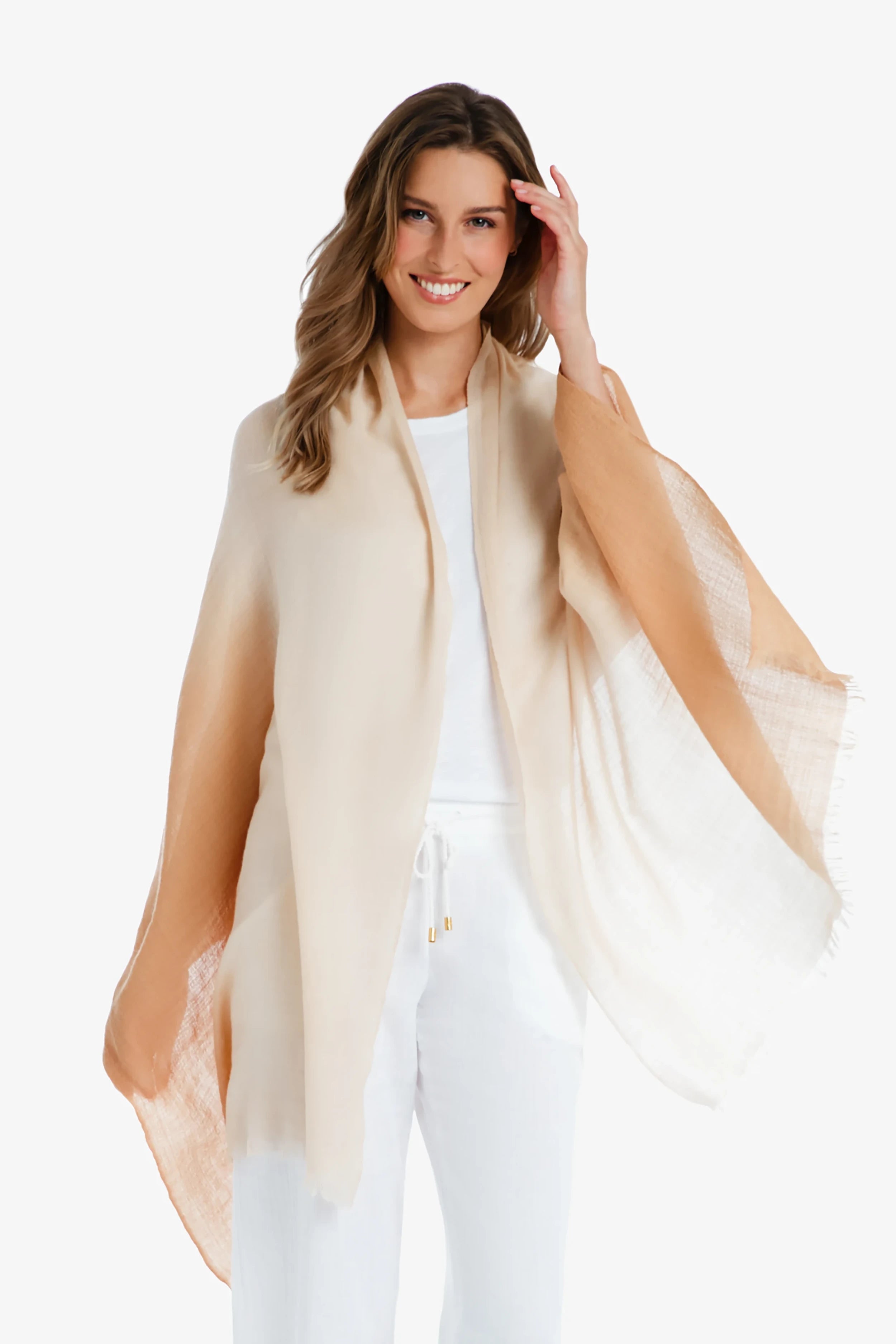 Essential Wrap - Soft & Stylish Neutral Color Wrap for Women - Perfect for Travel, Work & Everyday Wear