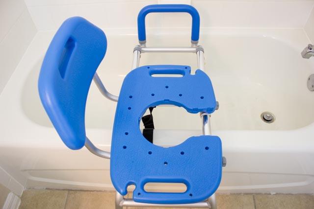 Refurbished HydroGlyde Premium Sliding Bath Transfer Bench for Elderly & Disabled - Safe Shower Seat with Non-Slip Surface for Bathroom Safety & Mobility Assistance (Ideal for Seniors, Post-Surgery Recovery & Physical Therapy)