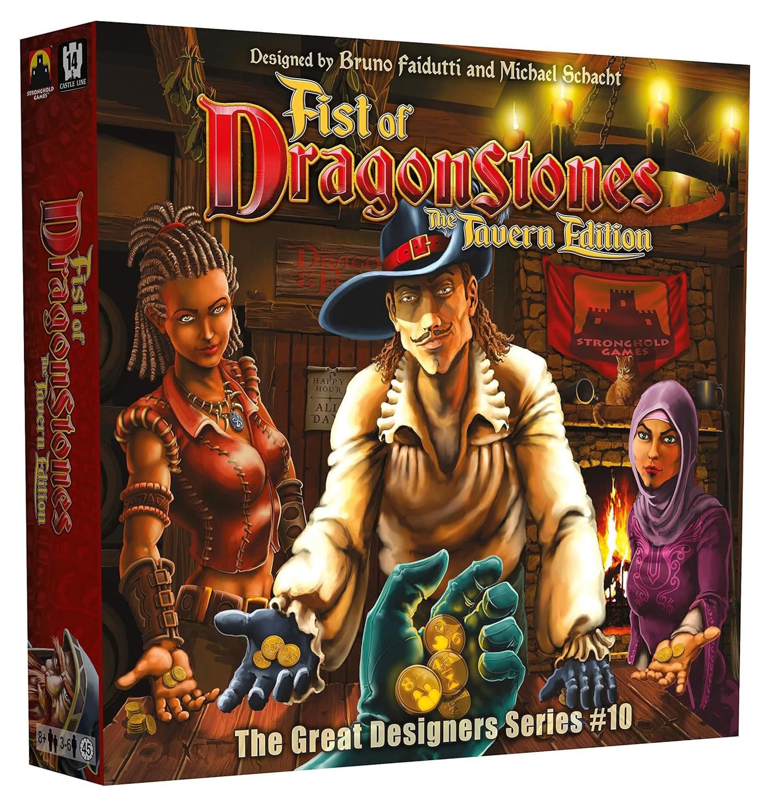Stronghold Games Fist of Dragonstones Tavern Edition - Strategic Board Game for Adults & Teens - Perfect for Game Nights & Family Gatherings