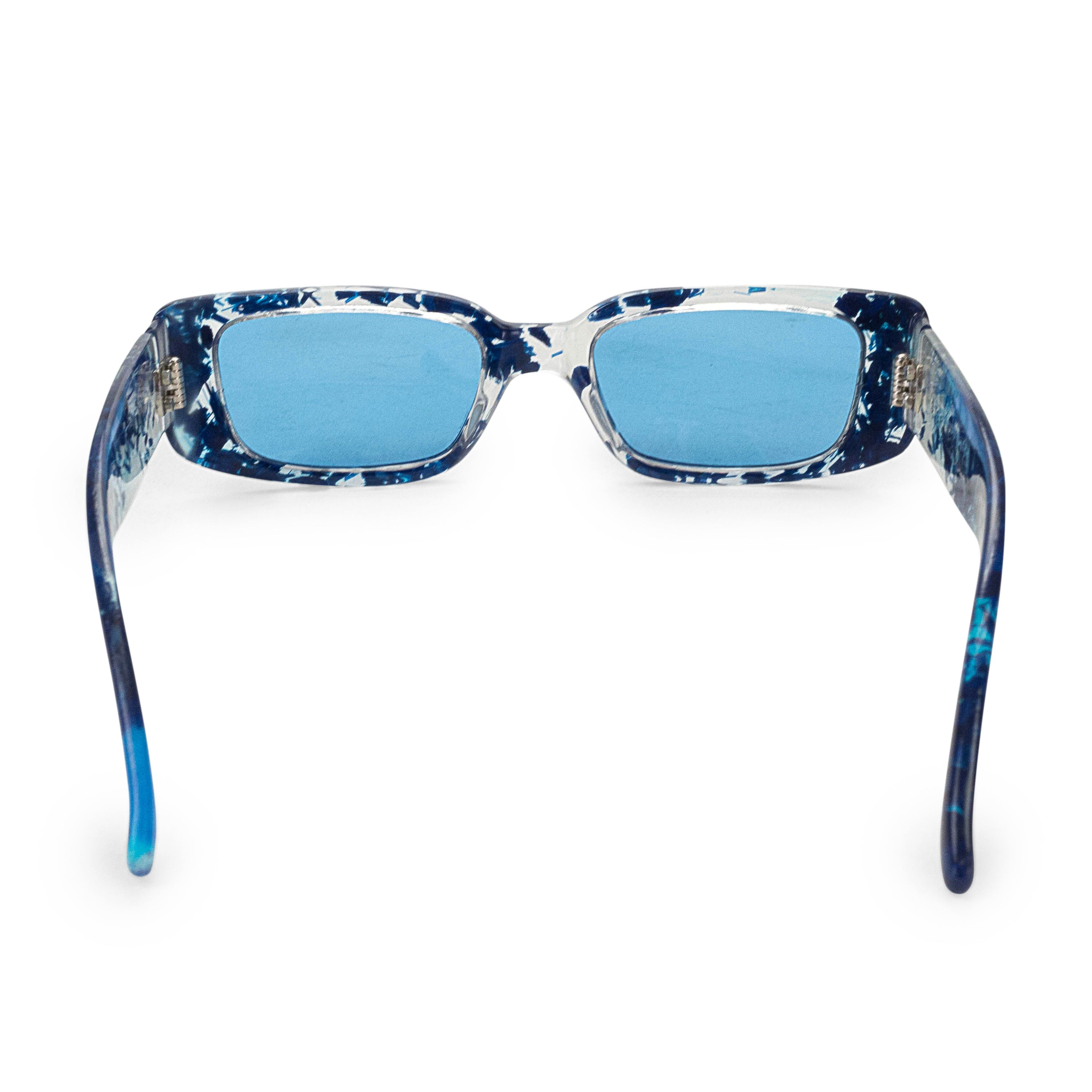 #1 Best Clear Blue Sunglasses for Men & Women - UV Protection, Lightweight & Stylish - Perfect for Driving, Beach & Outdoor Activities