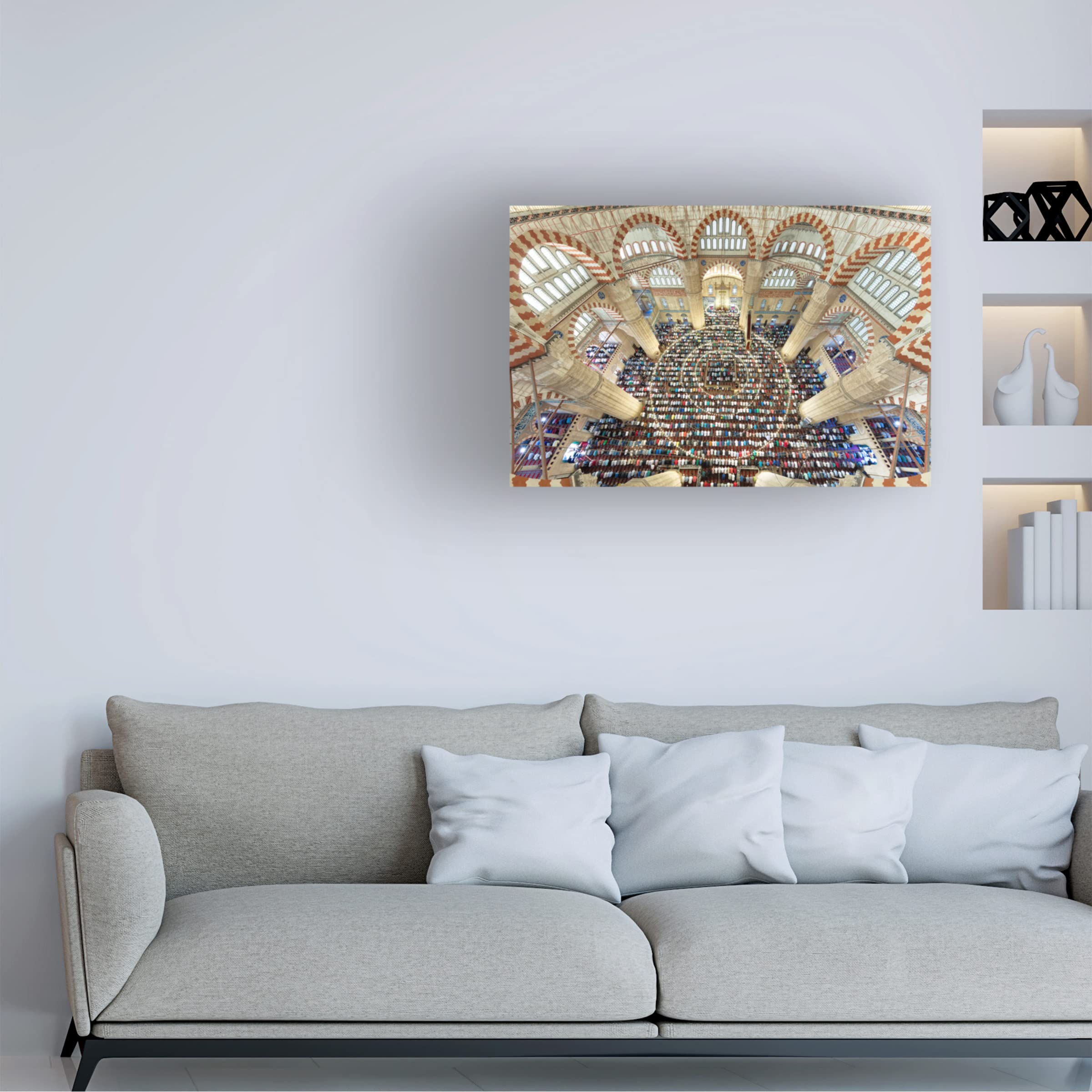 Trademark Fine Art 'Selimiye Mosque' Canvas Print by Mehmet Cetin - Islamic Home Decor, Wall Art for Living Room & Office