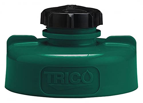Trico 34439 HDPE Storage Lid - Dark Green, Heavy-Duty Plastic Cover for Lubricating Fluids & Chemicals | Secure Container Top for Automotive Workshops, Industrial Storage & Garage Organization