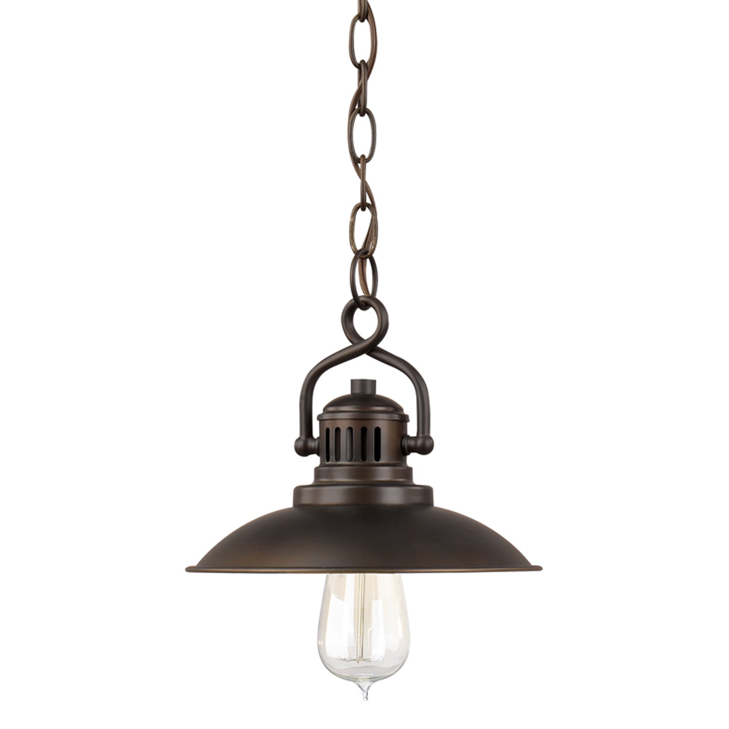 Capital Lighting Modern One Light Pendant - Sleek Ceiling Light Fixture for Kitchen Island, Dining Room & Bedroom Decor