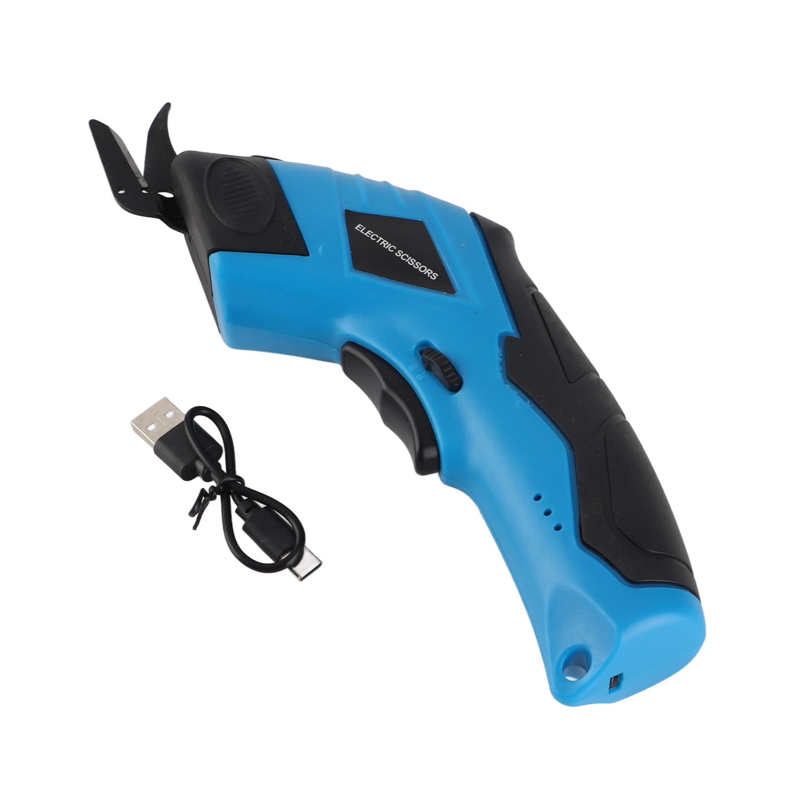 Cordless Electric Scissors - Rechargeable Fabric Scissors for Cutting Fabrics, Carpets, Soft Leather & Cardboard | Perfect for Sewing, Crafting & DIY Projects