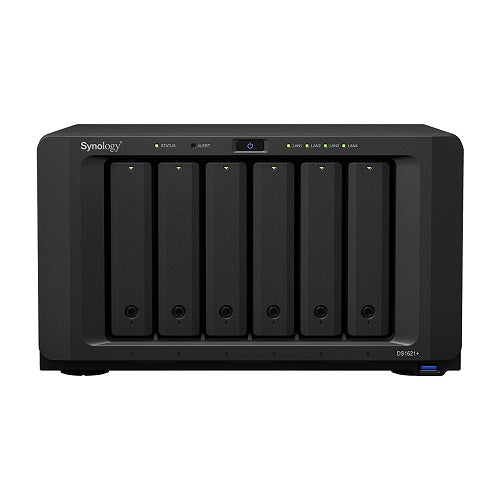 DiskStation DS1621+ 6-Bay NAS Storage Server with AMD Ryzen™ Quad-Core 2.2GHz Processor | Scalable to 16 Bays | Ideal for Home & Business Data Backup, Media Streaming & Cloud Storage