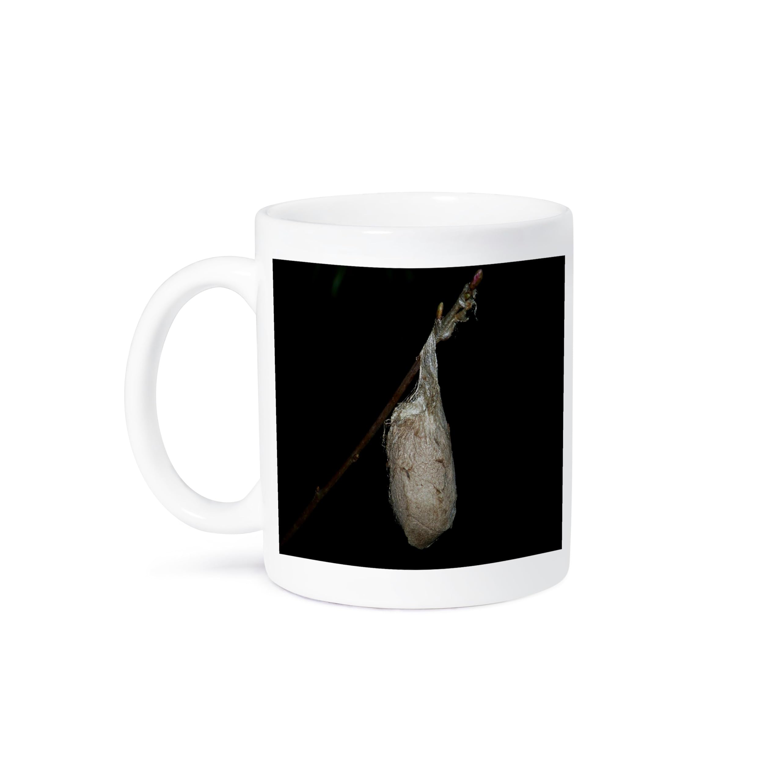 3D Rose Cocoon Ceramic Coffee Mug - 11 oz Insulated Travel Cup for Hot & Cold Drinks - Perfect for Home, Office, Camping & Gifts