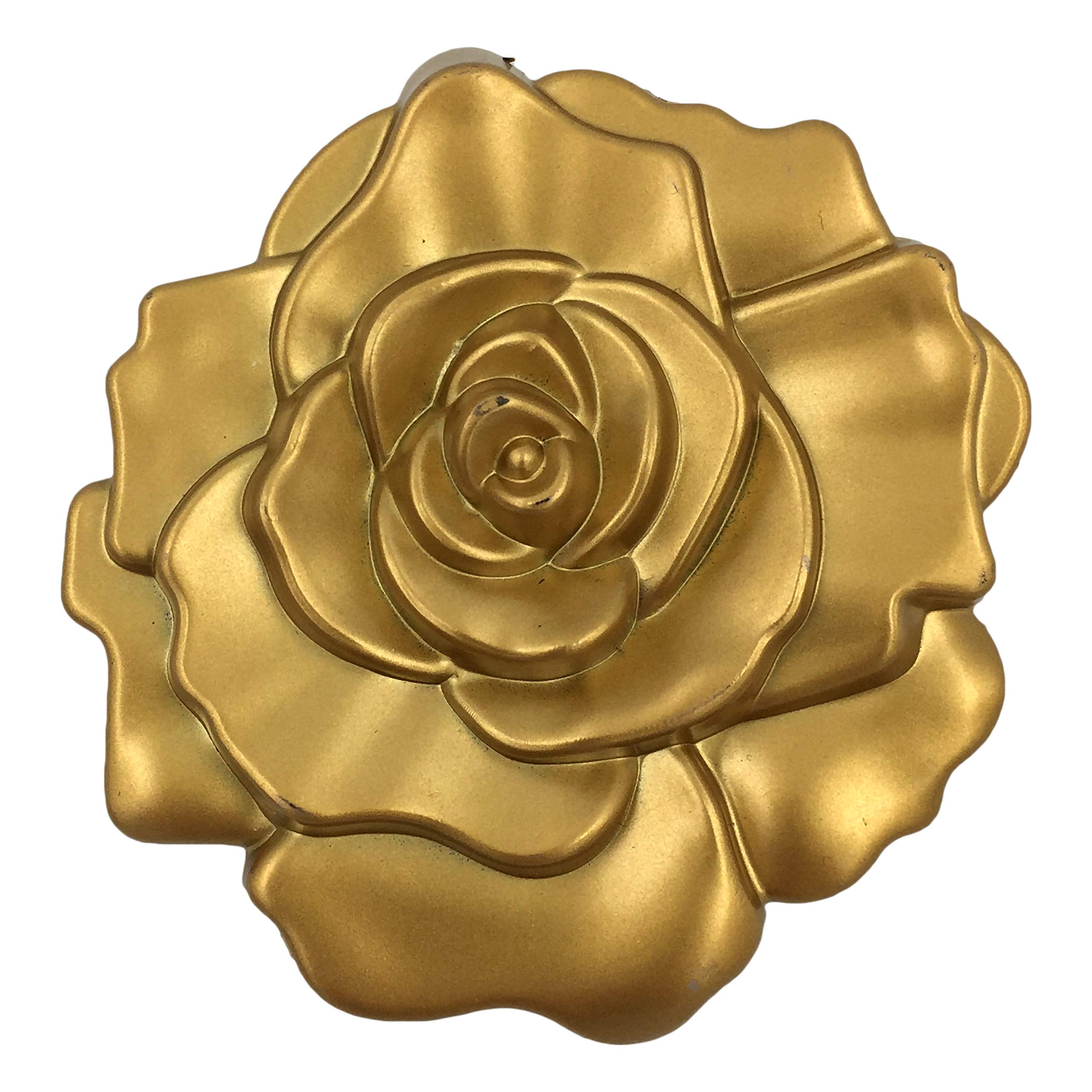 20 Elegant Matte Gold Rose Compact Mirrors - Perfect for Makeup, Travel & Bridal Gifts | Vintage Style Handheld Mirror for Purse, Vanity & Wedding Accessories