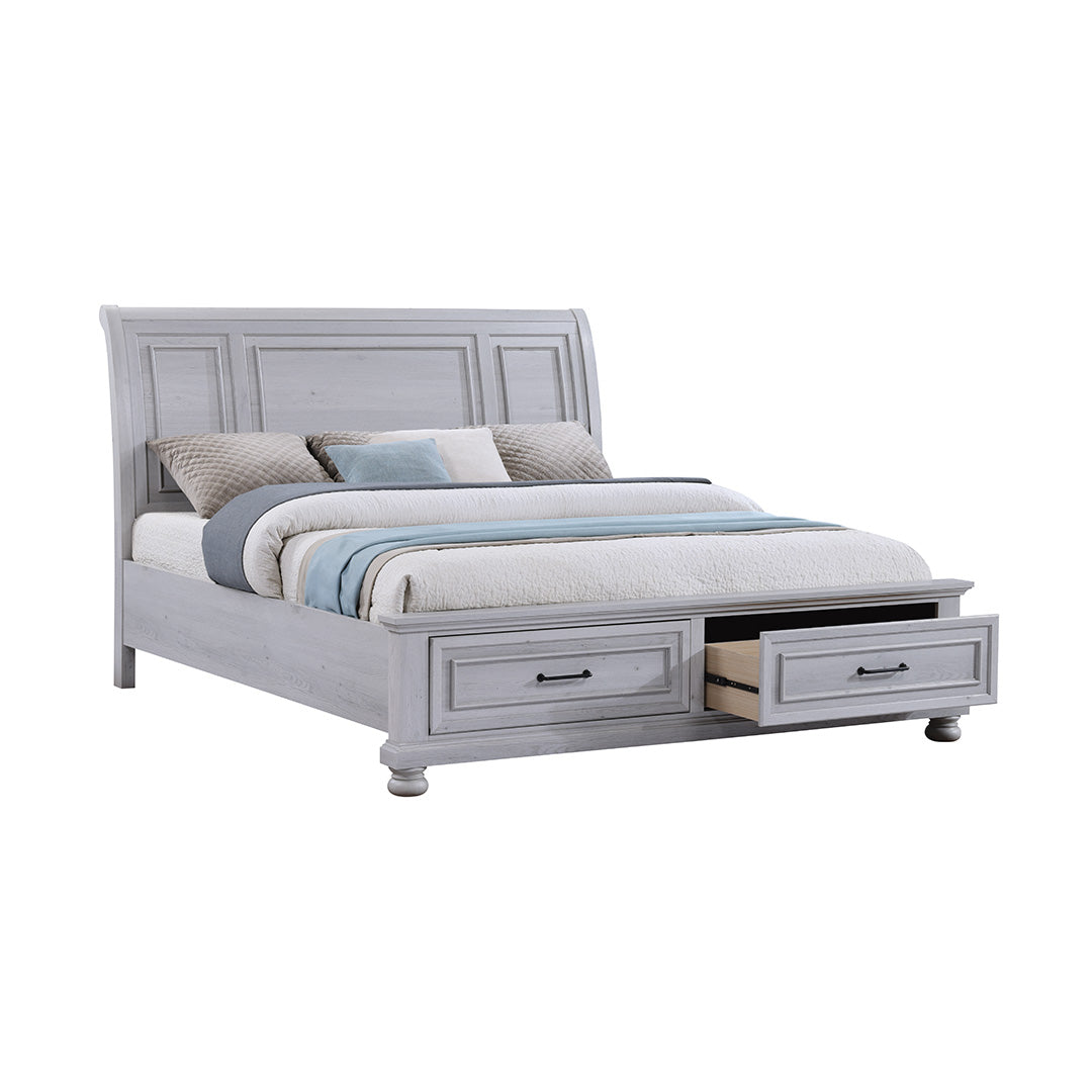 Blackwater Falls Bedroom Furniture Set - Queen Size Bed Frame, Nightstand & Dresser - Modern Farmhouse Style for Cozy Bedroom Decor | Perfect for Master Bedroom, Guest Room & Vacation Homes