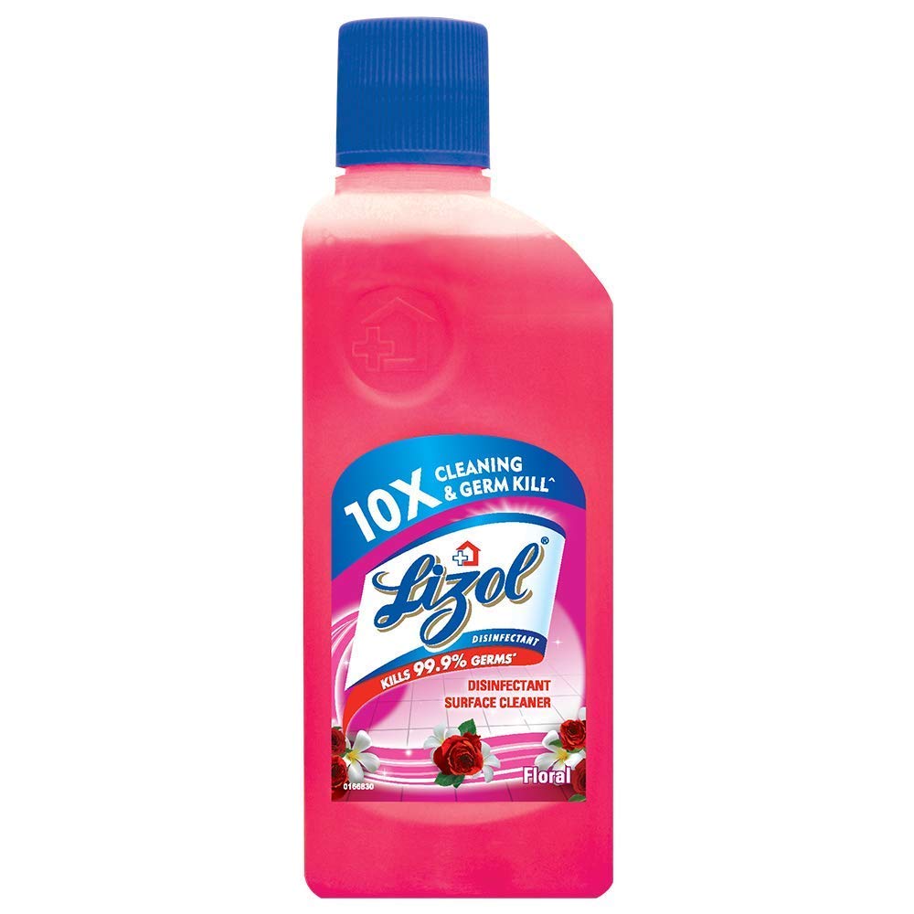 Lizol Disinfectant Surface & Floor Cleaner Liquid - Floral Scent 200ml | Kills 99.9% Germs & Bacteria | Antibacterial Household Cleaner | Best for Kitchen, Bathroom & Hard Floor Cleaning | USA Market