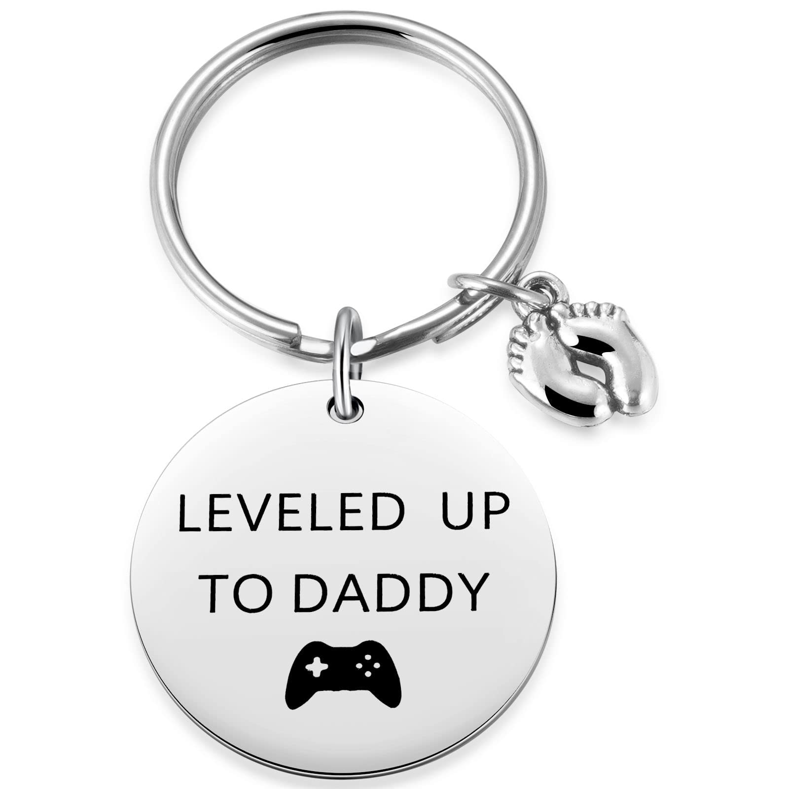 Uncle Keychain - Unique First Time Father's Day Gift for New Uncles, Baby Announcement Pregnancy Present for Soon-to-be Uncles, Gaming Uncle Gift Idea - Perfect for Father's Day Celebrations, Baby Showers & Gamer Gifts