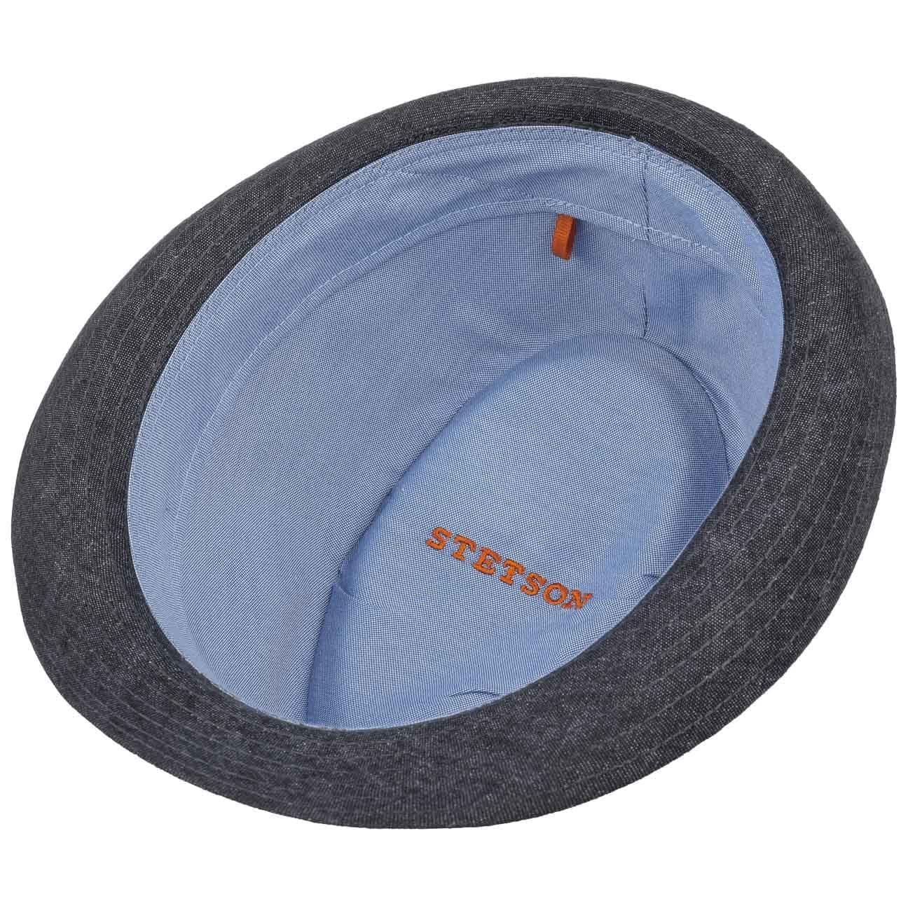 Stetson Geneva Linen Trilby Hat for Women & Men - Italian-Made Summer Sun Hat for Beach, Travel & Outdoor Activities