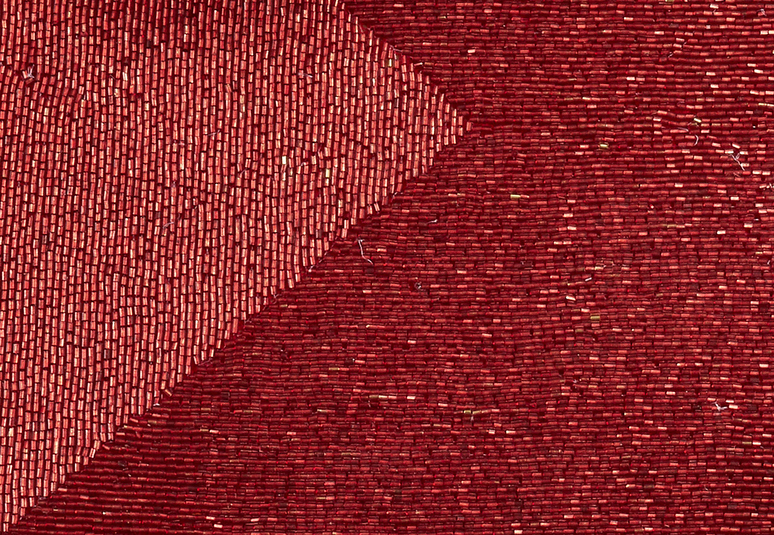 Elegant Beaded Placemats Set of 4 - Handwoven Table Mats for Dining, Kitchen, and Party Decor - Perfect for Thanksgiving, Christmas, and Home Entertaining