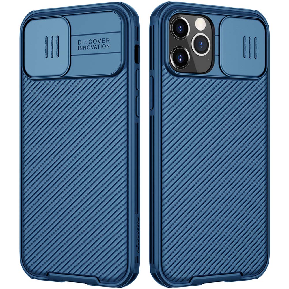 Nillkin CamShield iPhone 12 Pro Max Case (6.7 Inch) - Shockproof, Scratch-Resistant, Anti-Slip Protective Phone Cover with Camera Protection | Perfect for Outdoor Activities, Travel & Daily Use